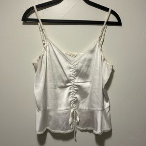 Molly Green Silk Tank Top